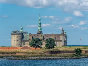The Majestic Kronborg Castle During Reconstruction Wallpaper