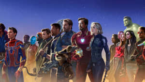 The Mcu Crew Celebrates Their Immense Success Wallpaper