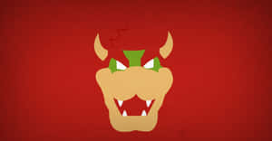 The Mighty Bowser Roars In The Dark Wallpaper