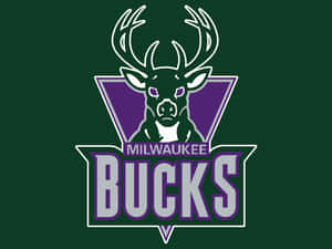 The Milwaukee Bucks Logo Representing The City Of Milwaukee Wallpaper