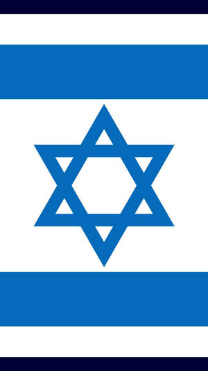 The National Flag Of Israel Displaying The Star Of David Wallpaper