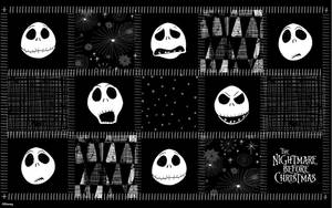 The Nightmare Before Christmas Faces Of Jack Wallpaper