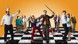 The Office Season 9 Chess Wallpaper