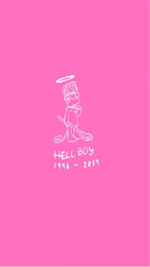 The Official Logo Of Rapper Lil Peep Wallpaper
