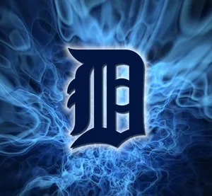 The Official Logo Of The Detroit Tigers Baseball Team Wallpaper
