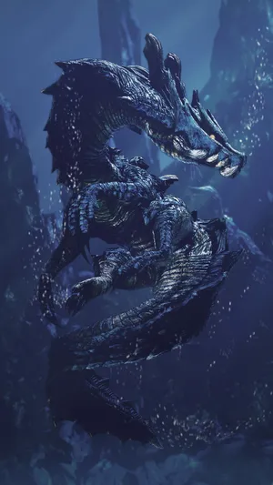 The Perfect Gaming Companion - Monster Hunter Phone Wallpaper