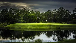 The Perfect Golfing Weather In Sunny Florida Wallpaper