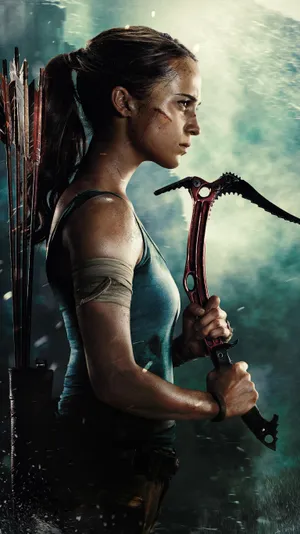The Poster For Tomb Raider Wallpaper