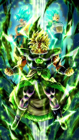 The Power Of Broly Now In Your Hands Wallpaper