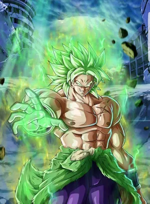 The Powerful And Legendary Broly In 4k Ultra Hd Wallpaper