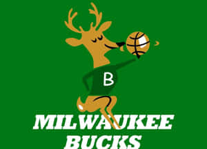 The Primary Logo Of The Milwaukee Bucks Wallpaper