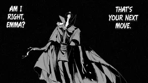 The Promised Neverland Black And White Leuvis Wallpaper