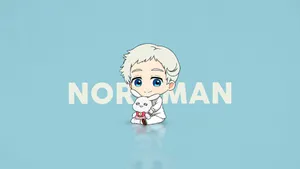 The Promised Neverland Chibi Norman Wallpaper