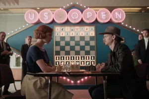 The Queen's Gambit Beth Vs Benny Wallpaper