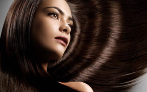 The Radiant Shine Of Healthy Hair Wallpaper