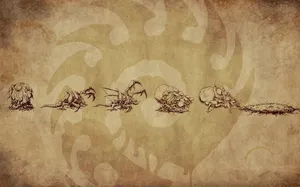 The Relentless Swarm Of The Zerg Prepare For Battle. Wallpaper