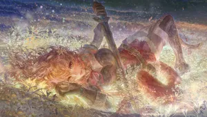 The Rising Of The Shield Hero Raphtalia Drawing Wallpaper