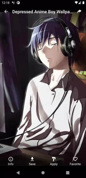 Sad anime boy wallpaper by offical_HYBRID - Download on ZEDGE™ | 519e