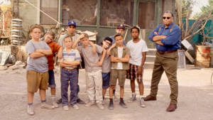 The Sandlot Kids In Shooting Wallpaper