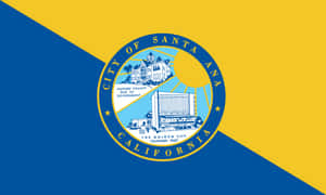 The Seal Of The City Of Santa Ana Wallpaper