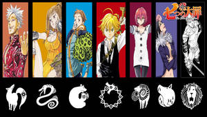 The Seven Deadly Sins Beasts Symbols Wallpaper