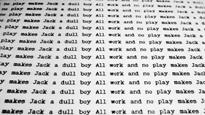 The Shining No Play Wallpaper