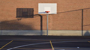 The Silence Before The Storm At The Basketball Court Wallpaper