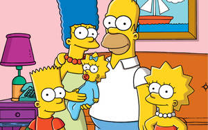 The Simpsons Family Wallpaper