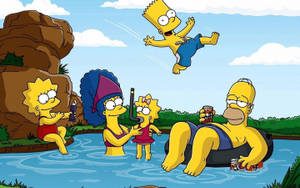 The Simpsons Summer Vacation Wallpaper