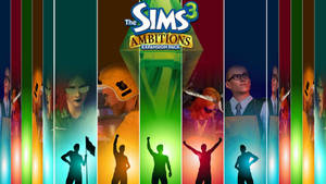 The Sims Panel Wallpaper