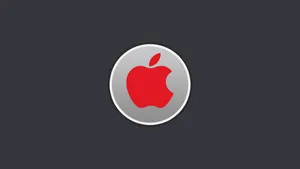 The Sleek And Stylish Apple Laptop. Wallpaper