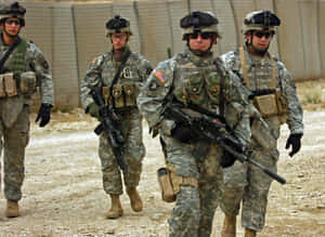The Strength Of The Us Military Wallpaper