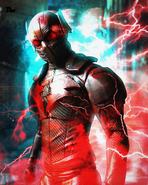 The Striking Red Death - An Unleashed Power Of Nature Wallpaper