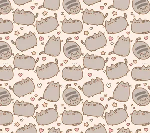 The Sweetest Of Pusheen Cats Wallpaper
