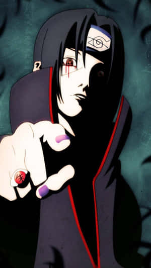 The Uchiha Iphone - A Smartphone With Power And Style Wallpaper