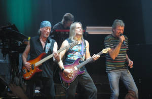 The Unique British Rock Band, Deep Purple, Performing Live In Split, Croatia, 2007 Wallpaper