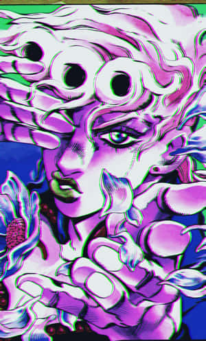 “the Unstoppable Herculean Strength Of Jojo Manga” Wallpaper