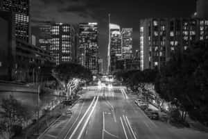 The Vibrancy Of Japan In Black And White Wallpaper
