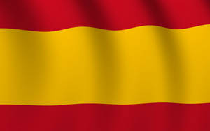 The Vibrant Display Of The National Flag Of Spain Wallpaper