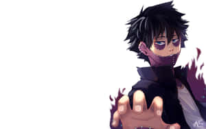 The Villainous Dabi From Boku No Hero Wallpaper