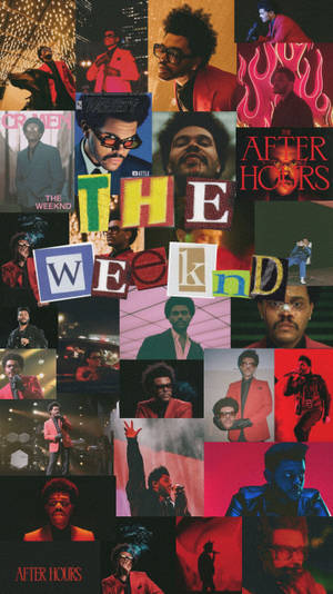 The Weeknd After Hours Collage Wallpaper