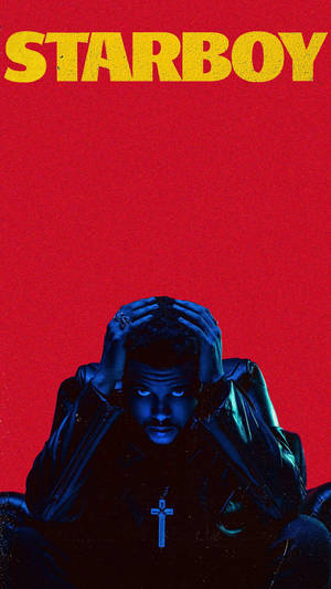 The Weeknd Starboy Cover Art Wallpaper