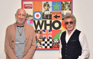The Who Rock Band In Action Wallpaper