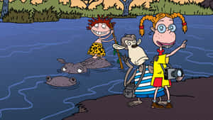 The Wild Thornberrys By The River Wallpaper