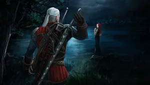 The Witcher 1920x1080 Geralt And Triss Wallpaper