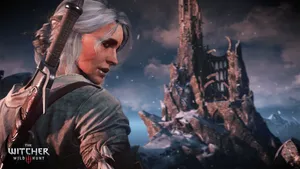 The Witcher 3 Wild Hunt Astonishing Ciri Illustration Wallpaper
