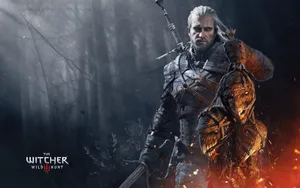 The Witcher 3 Wild Hunt Geralt With Demon Heads Wallpaper