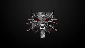 The Witcher Wolf Medallion Wallpaper