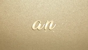 The Words An With Shimmer Wallpaper