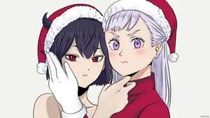 The Young Wizard Nero Clashes With His Enemies In The Powerful Anime Black Clover. Wallpaper